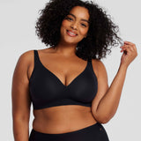 Starlette Plunge Bra: Black / 2XL