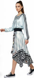 Satin Illusion Beaded Blouse - La Chambre: Size 2