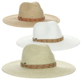 Scala Straw Safari Hat- Misa: Dark Beige / OS