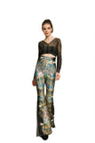 Comfort Pants-Blue - Paper Dolls: Multi color-Black / S/M