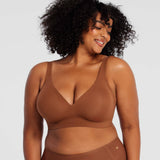 Starlette Plunge Bra: Sand / XL