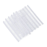 2" Clear Fine Fabric Tagging Fasteners - Carton of 5000