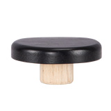 Flat Neck Black Wood Finial For Dressmaker Form
