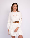 Pip | Vintage Full-Grain Leather Belt for Women: Black / S-85