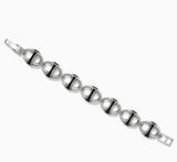 Brighton Portofino Bracelet Style JF0125 - Silver / Black