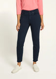 LAST ONE SZ 8 - FDJ Olivia Slim Ankle Denim Style 2682511 - Navy