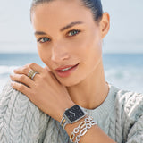 Brighton Pretty Tough Two Tone Apple Watch® Band Style W30550 - Silver/Gold