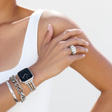 Brighton Pretty Tough Two Tone Apple Watch® Band Style W30550 - Silver/Gold