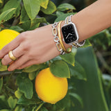 Brighton Pretty Tough Two Tone Apple Watch® Band Style W30550 - Silver/Gold