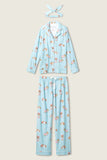 PJ Salvage Beary Cute Flannel Set Style RUFLPJ - Blue