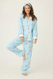 PJ Salvage Beary Cute Flannel Set Style RUFLPJ - Blue