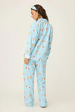 PJ Salvage Beary Cute Flannel Set Style RUFLPJ - Blue