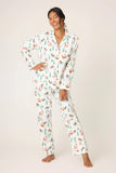 PJ Salvage Sleigh All Day Flannel Set Style RUFLPJ - Ivory