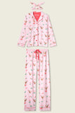 PJ Salvage Tini Time Flannel Set Style RUFLPJ - Pink