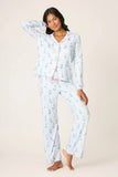 PJ Salvage Doggone Cold Pointelle Butter Jersey Set Style RUDCPJ - Blue Haze