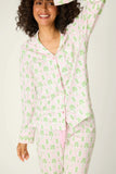 PJ Salvage Playful Prints Island Time Long PJ Set Style RXPPST2 - Ivory