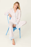 PJ Salvage Playful Prints All Wrapped Up Long PJ Set Style RXPPST2 - White