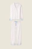 PJ Salvage Playful Prints All Wrapped Up Long PJ Set Style RXPPST2 - White