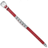 Brighton Harmony Bandit Bracelet Style 07365B - Lipstick Red