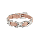 Brighton Kriss Kross Etched Bandit Bracelet Style 07903H - Pink Sands