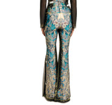 Comfort Pants-Blue - Paper Dolls: Multi color-Black / S/M