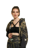 IPNG Paper Dolls Puff Hoodie - Multi/Black