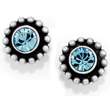 Brighton Aqua Blue Twinkle Mini Post Earrings Style J20496