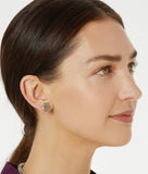 Brighton Ferrara Two Tone Mini Post Earrings Style JA5802 - Gold/Silver