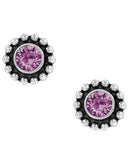Brighton Twinkle Mini Post Earrings Style J2049G - Amethyst