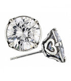Brighton Brilliance Cubic Zirconia 9MM Post Earrings Style JE154C