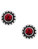 Brighton Twinkle Mini Post Earrings Style J20497 - Garnet