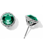 Brighton Iris Stud Earrings Style JA173A - Emerald