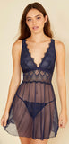 Cosabella Made in Italy Allure Babydoll Style ALLUR2621 - Navy