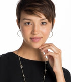 Brighton Contempo Medium Hoop Earrings Style JE9720 - Silver