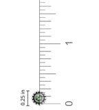 Brighton Twinkle Mini Post Earrings Style J2049L - Peridot