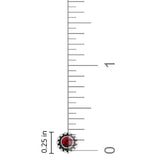 Brighton Twinkle Mini Post Earrings Style J20497 - Garnet