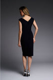 LAST ONE SZ 8 - Joseph Ribkoff Dress Style 223729 - Midnight Blue