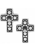 Brighton Starry Night Cross Mini Post Earrings Style J21691