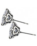 Brighton Brilliance Cubic Zirconia 9MM Post Earrings Style JE154C