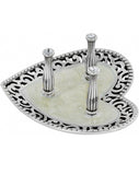 Brighton Lacie Daisy 3 Ring Holder Style G81140 - Silver
