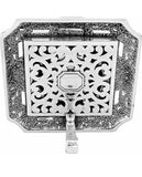 Brighton Tango Square Clock Style G20030 - Silver