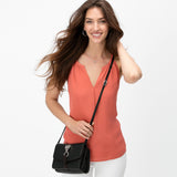 Brighton Nepal Organizer Style T40709 - Black/Chocolate