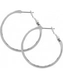 Brighton Contempo Medium Hoop Earrings Style JE9720 - Silver