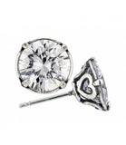 Brighton Brilliance Cubic Zirconia 8MM Post Earrings Style JE154B