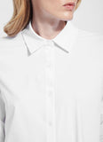 Lyssé Connie Slim Button Down Top Style 232435M3 - White