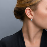 Brighton Alcazar Heart Leverback Earrings Style JE6112 - Silver