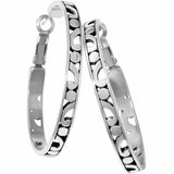 Brighton Contempo Large Hoop Earrings Style JE8180 - Silver