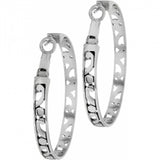Brighton Contempo Large Hoop Earrings Style JE8180 - Silver