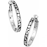 Brighton Contempo Medium Hoop Earrings Style JE9720 - Silver