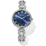 Brighton Halo Star City Watch Style W30393 - Silver Blue